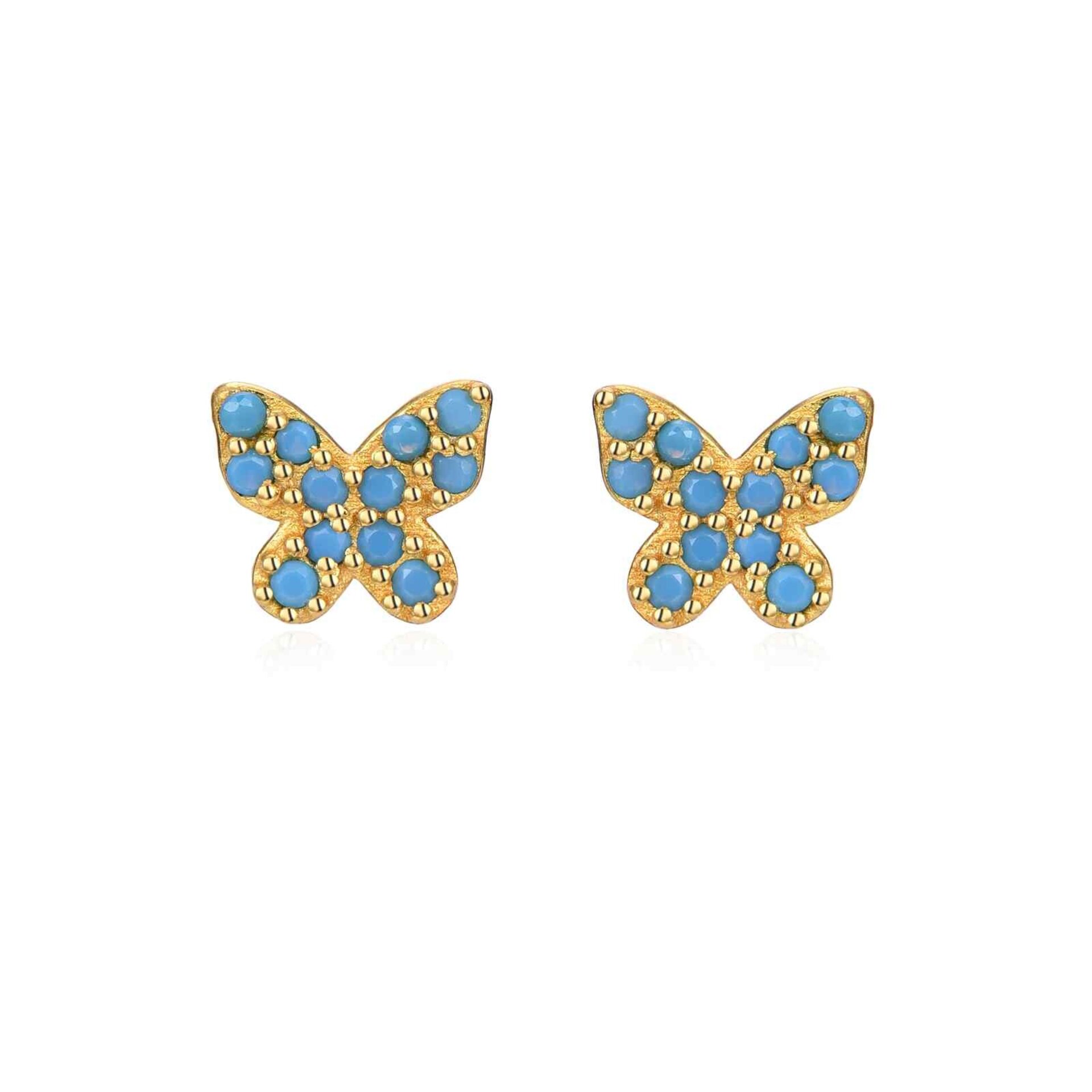 Pendiente Papillon ORO - 6