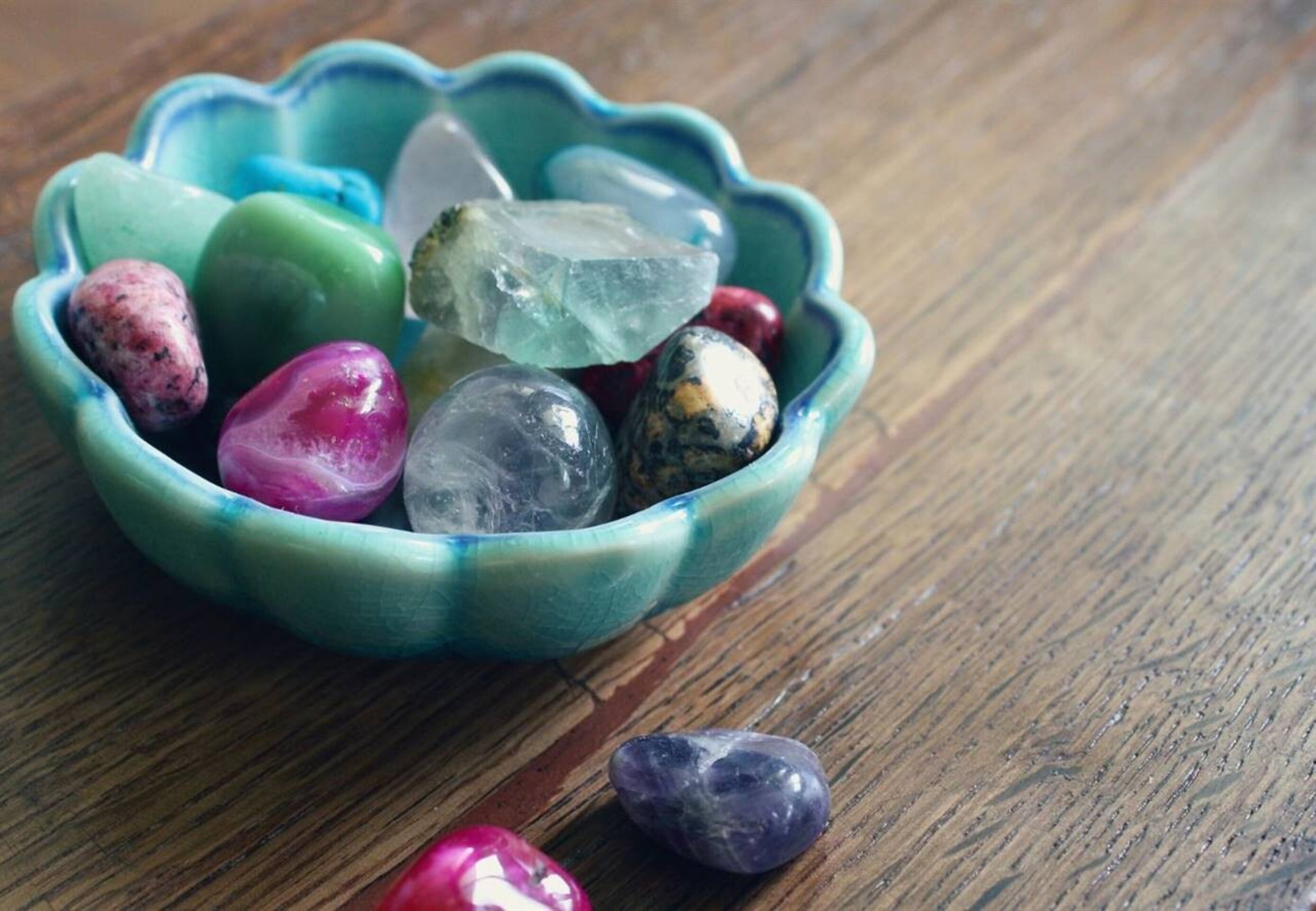 Pendientes de Piedras Naturales