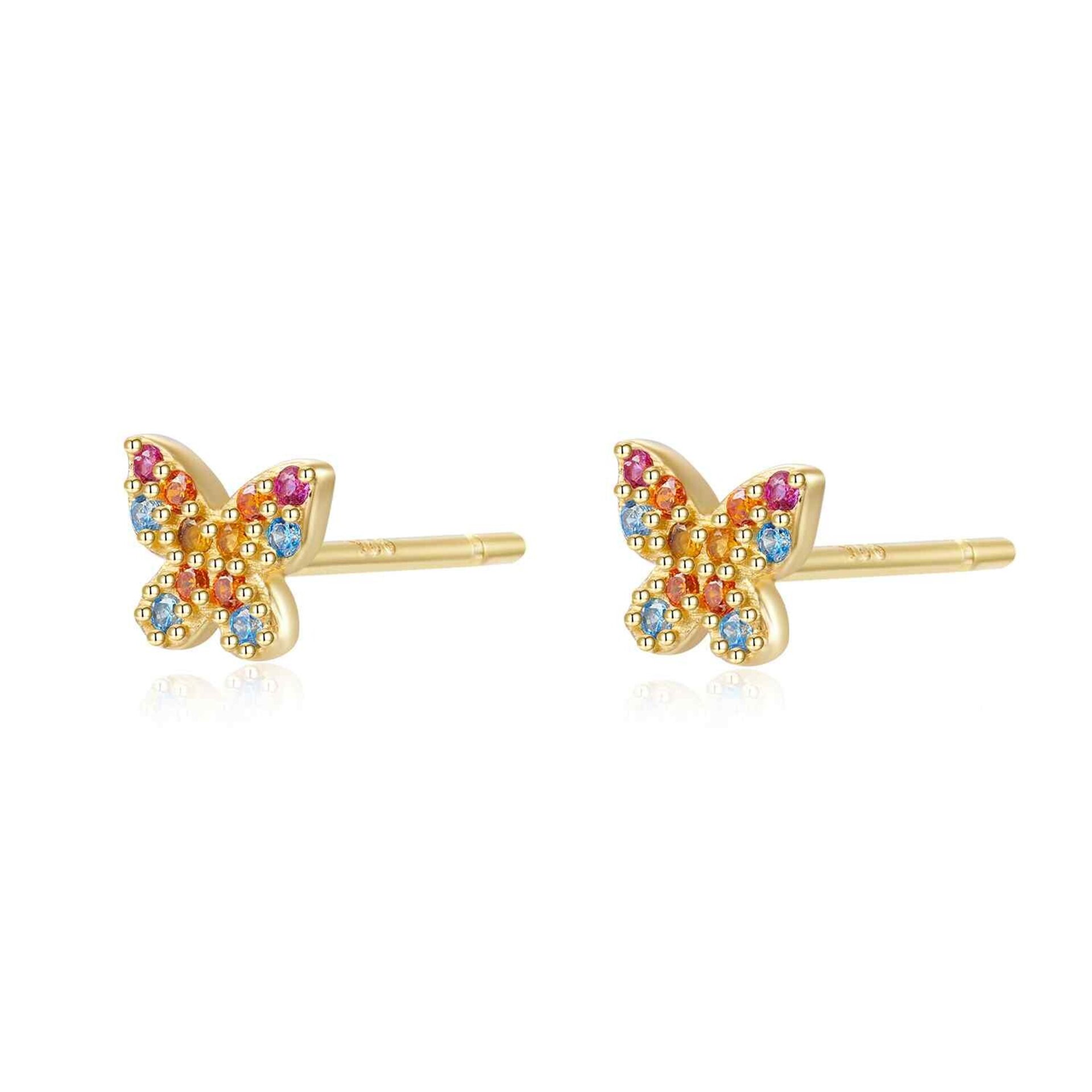 Pendiente Papillon ORO - 4
