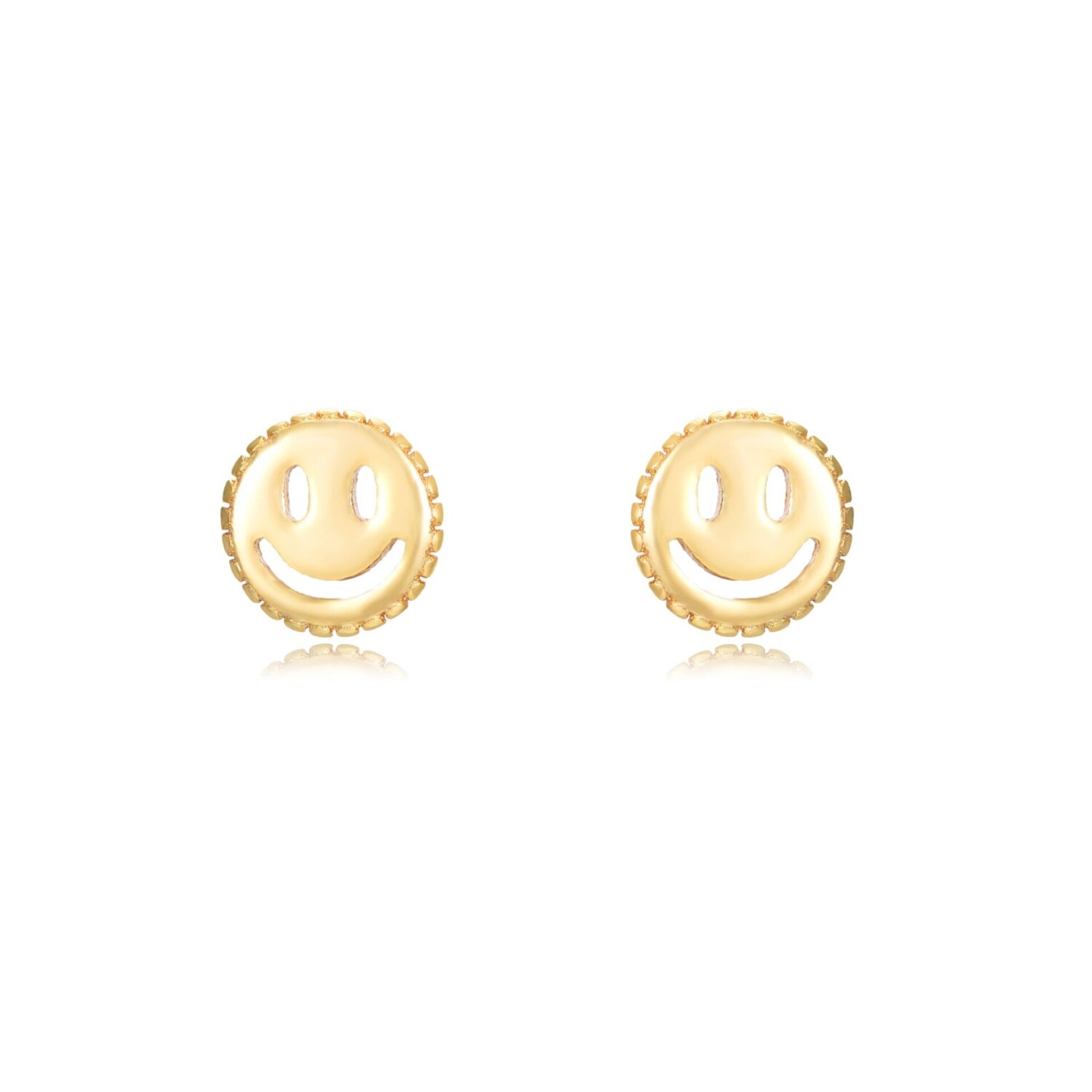 Pendiente Smiley ORO - 2