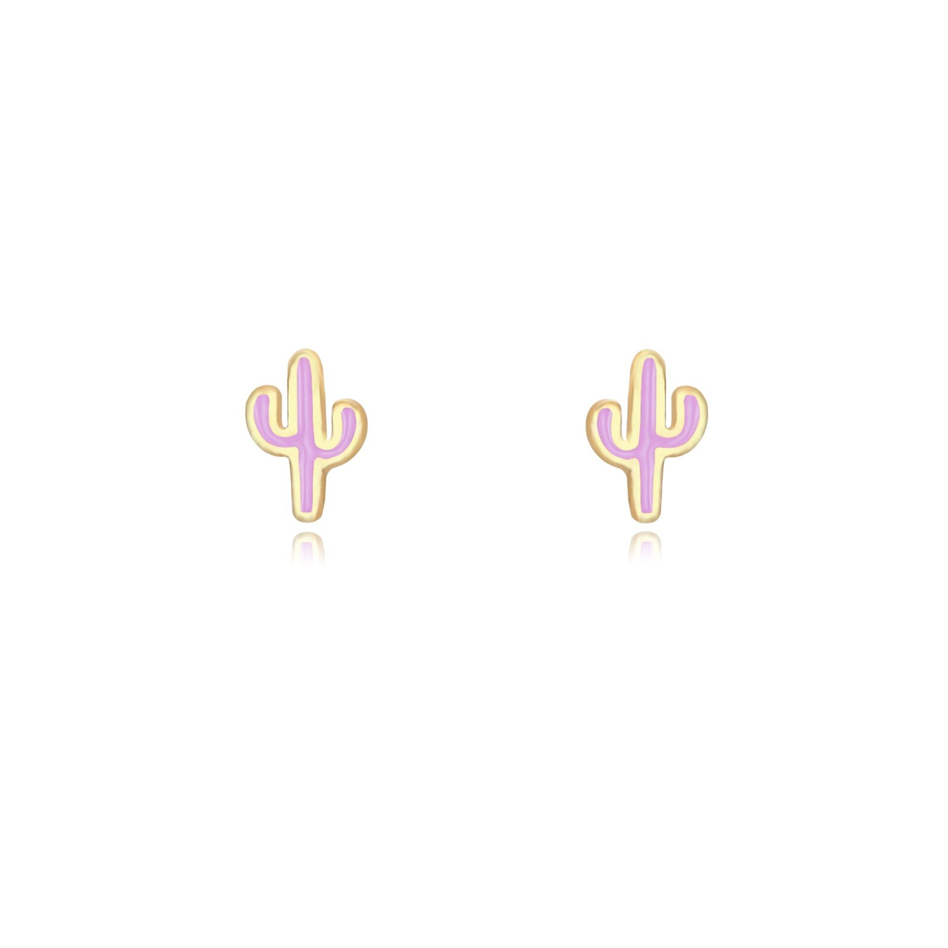 Pendiente Cactus Colors ORO - 10